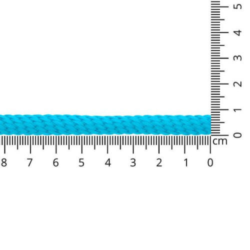 Polyester Kordel 8mm türkis